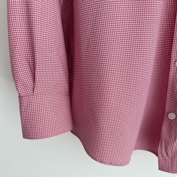 Mizzen Main Shirt Mens Medium Monaco Performance Star Nostalgia Rose Geo Print - Picture 5 of 9